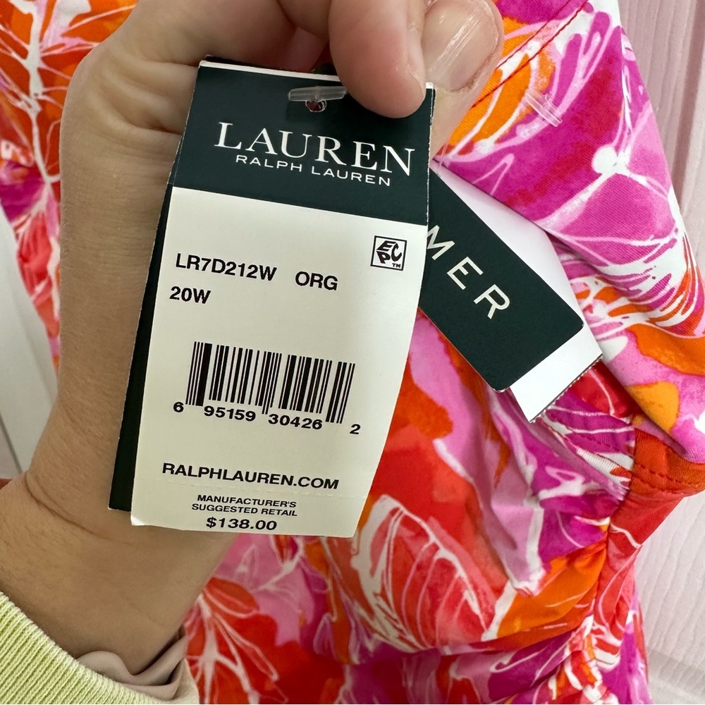 Ralph Lauren Women’s Plus one piece bathing suit swim dress 20W NWT - Picture 3 of 5